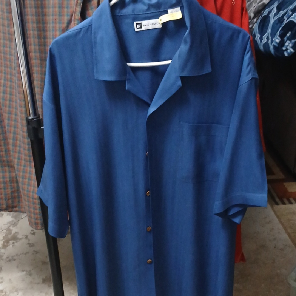 Men's Blue Shirt by Cubavera